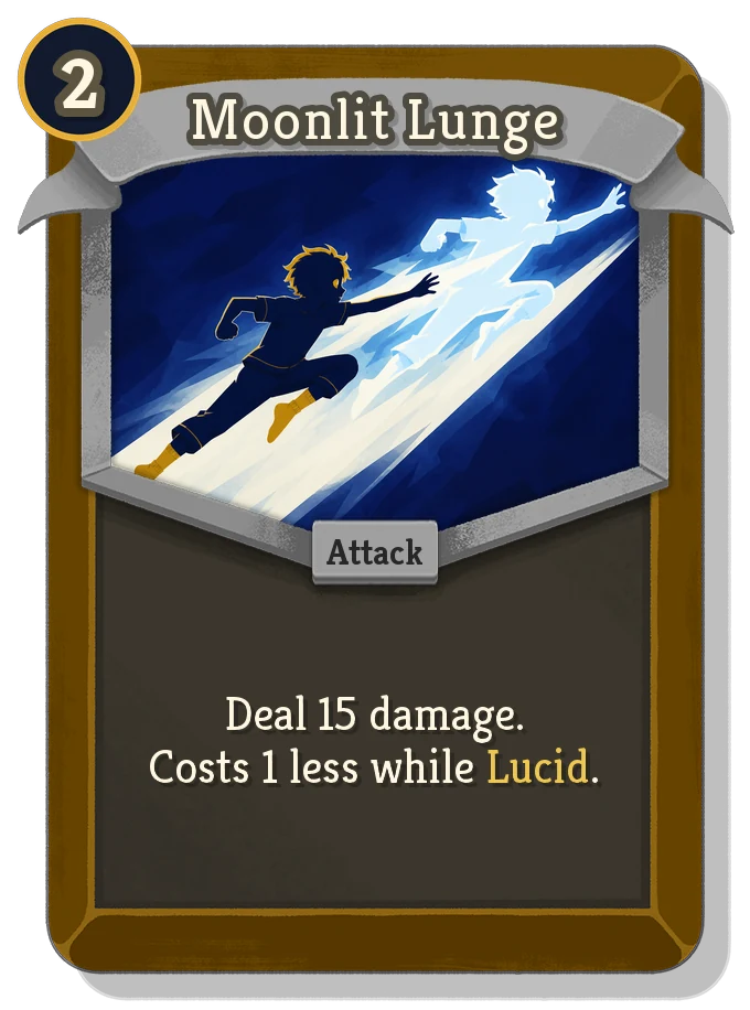 Moonlit Lunge, a Common Attack.